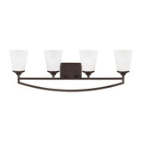 Hanford 4 Light Vanity Light by Generation - 4424504