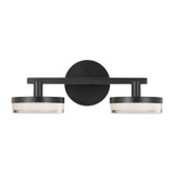 Khan 16W 2 LED Bath Vanity 14 Inch Wide by Visual Comfort Studio - SLV1012