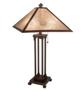 Mission Prime 28 Inch High Mission Prime Table Lamp by Meyda Tiffany - 2183-2TL