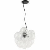 Charlize 3 Light Pendant 12.5 Inch Tall and 13.5 Inch Wide by Dainolite - CLZ-133P