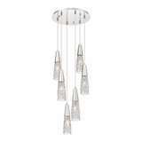 Amherst Brook 6 Light Cord Hung Pendant 11.75 Inch Tall by Innovations - 322-6P-3