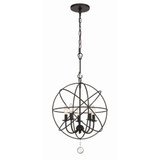 Solaris 5 Light Small Chandelier by Crystorama - 9224