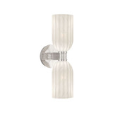 Lotus 2 Light Wall Sconce 17 Inch Tall and 5 Inch Wide by Crystorama - LOT-712