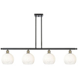 Brookhaven Globe 4 Light Stem Hung Island 10.63 X 48 Inch by Innovations - 516-4I-G483-8