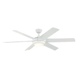 Mint 6 Blade Ceiling Fan with Light Kit 60 Inch Wide by Kichler - 310260