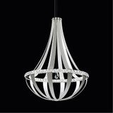 Crystal Empire 60W 20 LED Oversized Crystal Pendant by Schonbek - SCE130DN