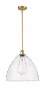 Bristol Glass 1 Light Medium Pendant 16.75 Inch Tall by Innovations - 516-1S-GBD-16