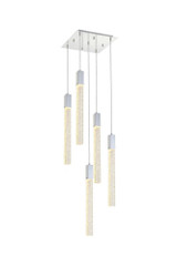 Weston 5 Light Medium Pendant by Elegant - 2066D16
