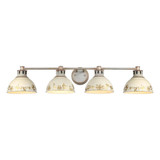 Kinsley 4 Light Bath Vanity 7.88 Inch Tall and 39.38 Inch Wide by Golden - 0865-BA4