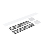 L Line Series Louver Accessory Set for NLUD 2334 by Nora NLU-2LOUV - NLU-2LOUV