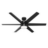 Solaria 6 Blade Outdoor Ceiling Fan with Light 60 Inch Wide by Hunter Fans - 59625