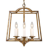 Athena 3 Light Medium Pendant by Golden - 3072-3P