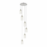 Crown Point 6 Light Cord Hung Pendant 15.75 Inch Wide by Innovations - 116B-6P-G434-7