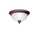 Dover 2 Light 13.25 Inch Wide Flush Mount by Kichler - 8064