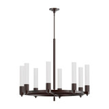 Rue 8 Light Oversized Chandelier by Alora - CH416108