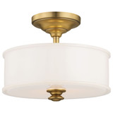 Harbour Point 2 Light 13.5 Inch Wide Semi Flush Mount by Minka Lavery - 4172