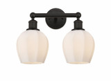 Norfolk 2 Light Industrial Vanity Light 14.75 Inch Wide by Innovations - 616-2W-G46-6