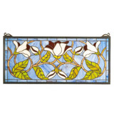 25 Inch Magnolia Stained Glass Window by Meyda Tiffany - 2046-GW