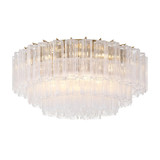 Addis 16 Light Flush Mount 14.5 Inch Tall and 32 Inch Wide by Crystorama - ADD-331