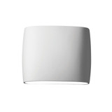 Ambiance 1 Light Open Top Bottom Oval Outdoor Wall Mount by Justice Design - CER-8855W