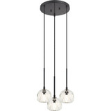 Rosa 3 Light Medium Pendant by Matteo - C61433