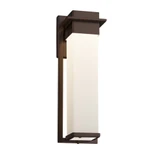 Fusion Pacific 14WLED Opal Glass Large Outdoor Wall Mount by Justice Design - FSN-7544W-OPAL