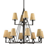 Pendelton 12 Light Oversized Chandelier by Hudson Valley - 1744