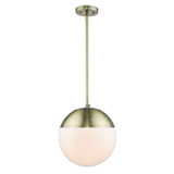 Dixon 1 Light Medium Pendant by Golden - 3218-L