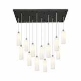 Crown Point 13 Light Cord Hung Pendant 54 Inch Wide by Innovations - 154BK-B-13P-G434-12