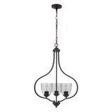 Serene 3 Light Foyer 30.75 Inch Tall and 22.5 Inch Wide by Craftmade - 49933