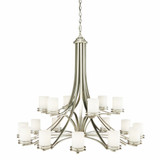 Hendrik 18 Light Oversized 2 Tier Chandelier by Kichler - 1873