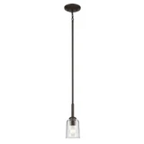 Shailene 1 Light Clear Glass Mini Pendant by Kichler - 43674C