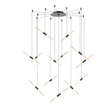 Ballet 715W 13 LED Swag Chandelier 3.25 Inch X 27.25 Inch by Sonneman - 2895-J20