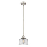 Bell 1 Light Stem Hung Mini Pendant 8.25 X 7.75 Inch Wide by Innovations - 616-1SH-G7