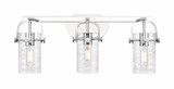 Pilaster II Cylinder 3 Light Vanity Light by Innovations - 423-3W-G423-7