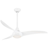 Light Wave 52 Inch 3 Blade Ceiling Fan with Light Kit by Minka Aire - F844