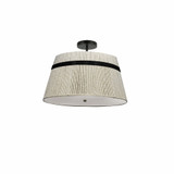 Sylvie 3 Light Semi Flush Mount 8.75 Inch Tall X 15 Inch Wide by Dainolite - SYV-153SF