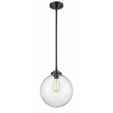 Beacon 1 Light Small Stem Hung Pendant 10 Inch Wide by Innovations - 284-1S-G20-10