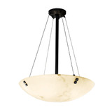 Lumenaria Finials 6 Light Large Pendant 30 Inch Tall by Justice Design - FAL-9662-35-F2