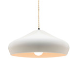 Radiance Crease 1 Light Pendant 6.5 X 15.25 Inch Wide by Justice Design - CER-6595-TWST