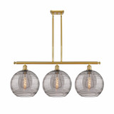 Athens Deco Swirl 3 Oversized Island Pendant 38.5 Inch Wide by Innovations - 516-3I-G1213-12
