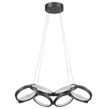 Philo 1 LED Light Medium Chandelier by Dainolite - PHO-2564LEDC