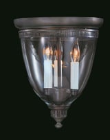 Jamestown 3 Light 10 Inch Wide Flush Mount by Framburg - 6943