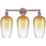 Brookhaven Flute 3 Light Bath Vanity 17.25 Inch X 25 Inch by Innovations - 616-3W-G484-7
