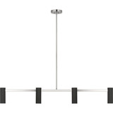 Zentro 4 Light Linear Chandelier 48 Inch Wide by Generation - GLC2074