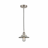Railroad 1 Light Small Cord Hung Pendant 9.75 Inch Tall by Innovations - 616-1PH-M1-M7