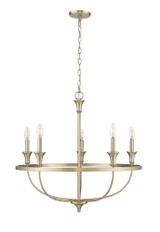 Emery 5 Light Chandelier 28 Inch Tall and 29.1 Inch Wide by Millennium - 28005