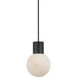 Mina 9W 1 LED Alabaster Mini Pendant by Visual Comfort Modern - SLPD54130B