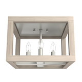 Squire Manor 4 Light 12 Inch Wide Flush Mount by Hunter Fans - 19088