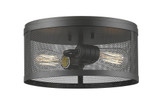 Meshsmith 2 Light 12.13 Inch Wide Flush Mount by Z-Lite - 331F12